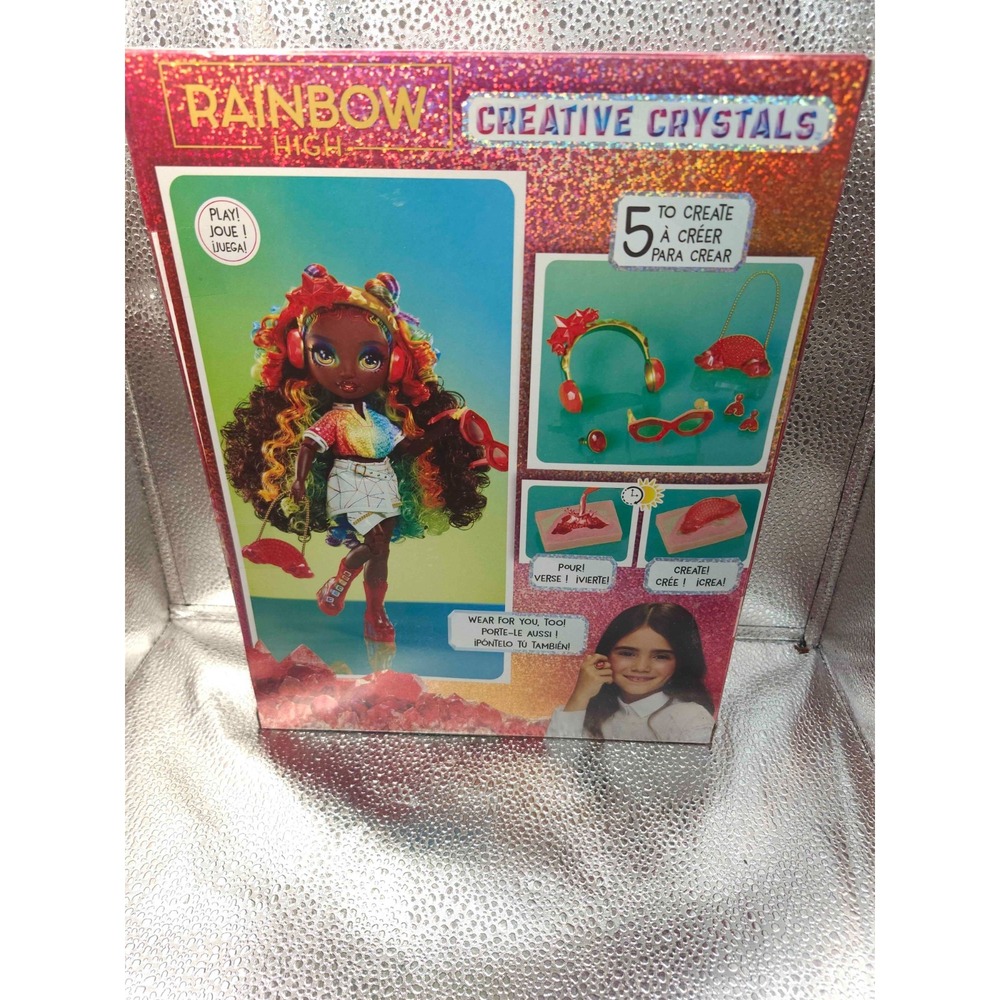 Rainbow High Creative Crystals Iris Bow Fashion Doll DIY Resin Accessories NIB - Picture 4 of 5